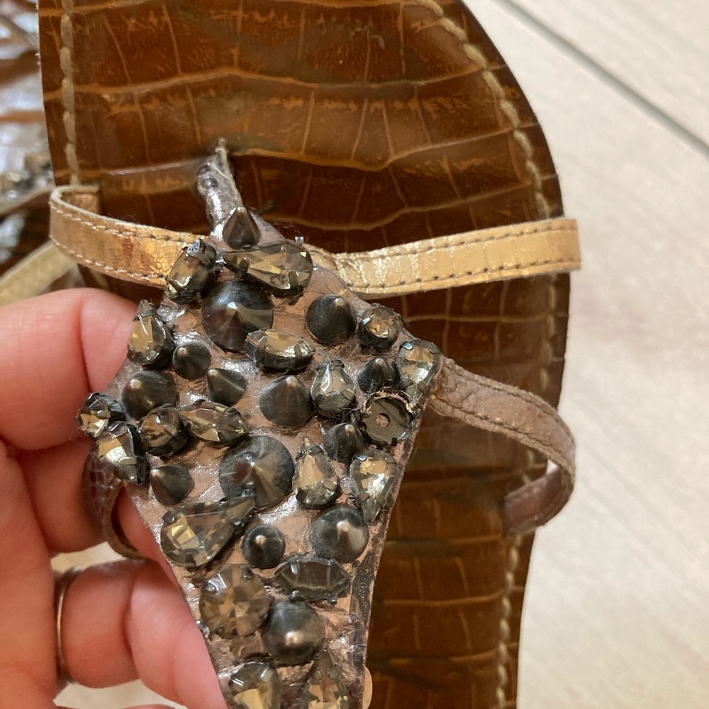Sam Edelman jeweled sandals - Picture 3 of 7